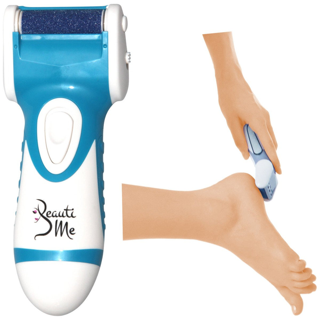 Callus Remover Professional Electronic Pedicure Foot File - Remove Hard Callused Dead and Cracked Skin (Blue)