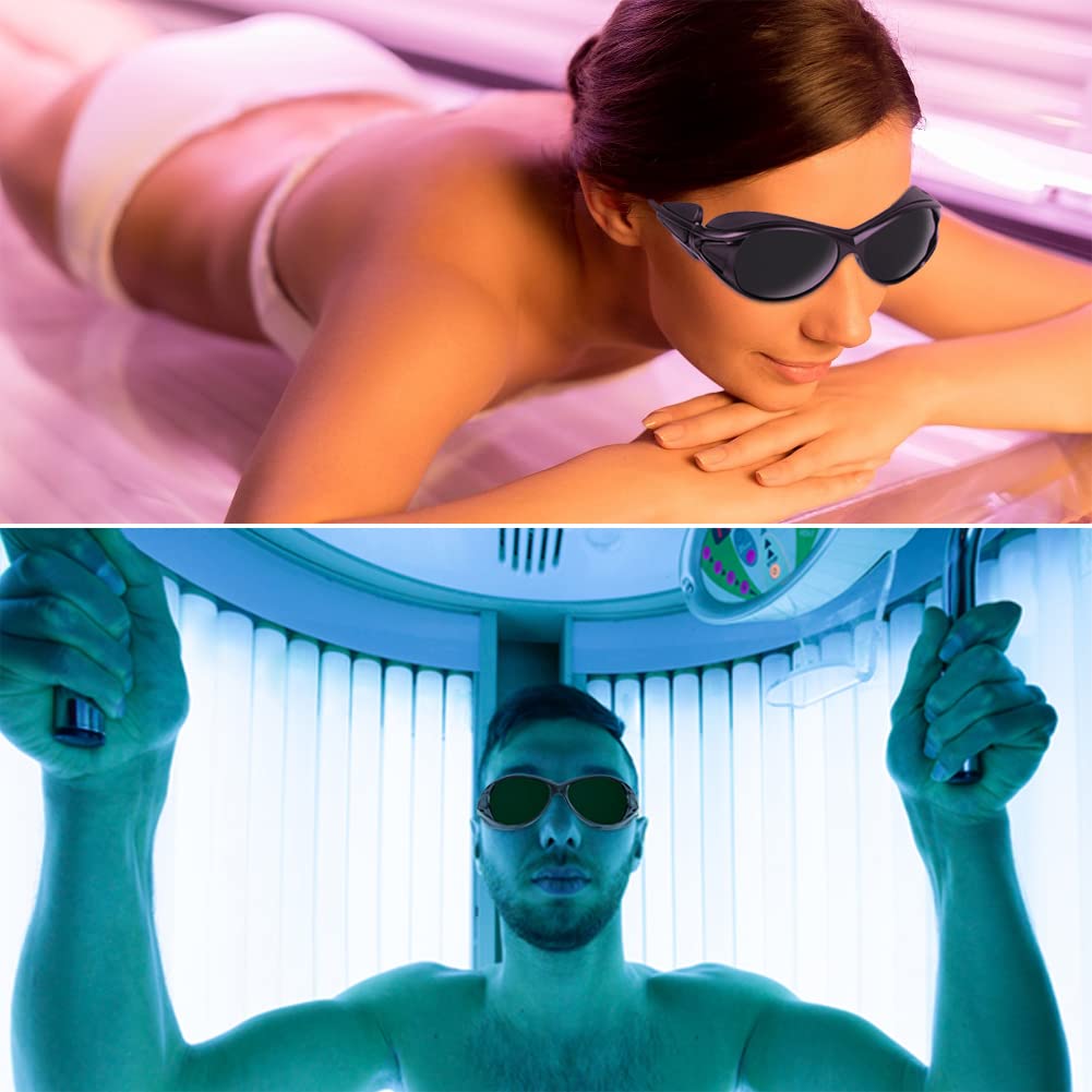Red Light Therapy Glasses, Tanning Glasses for Eye Protection