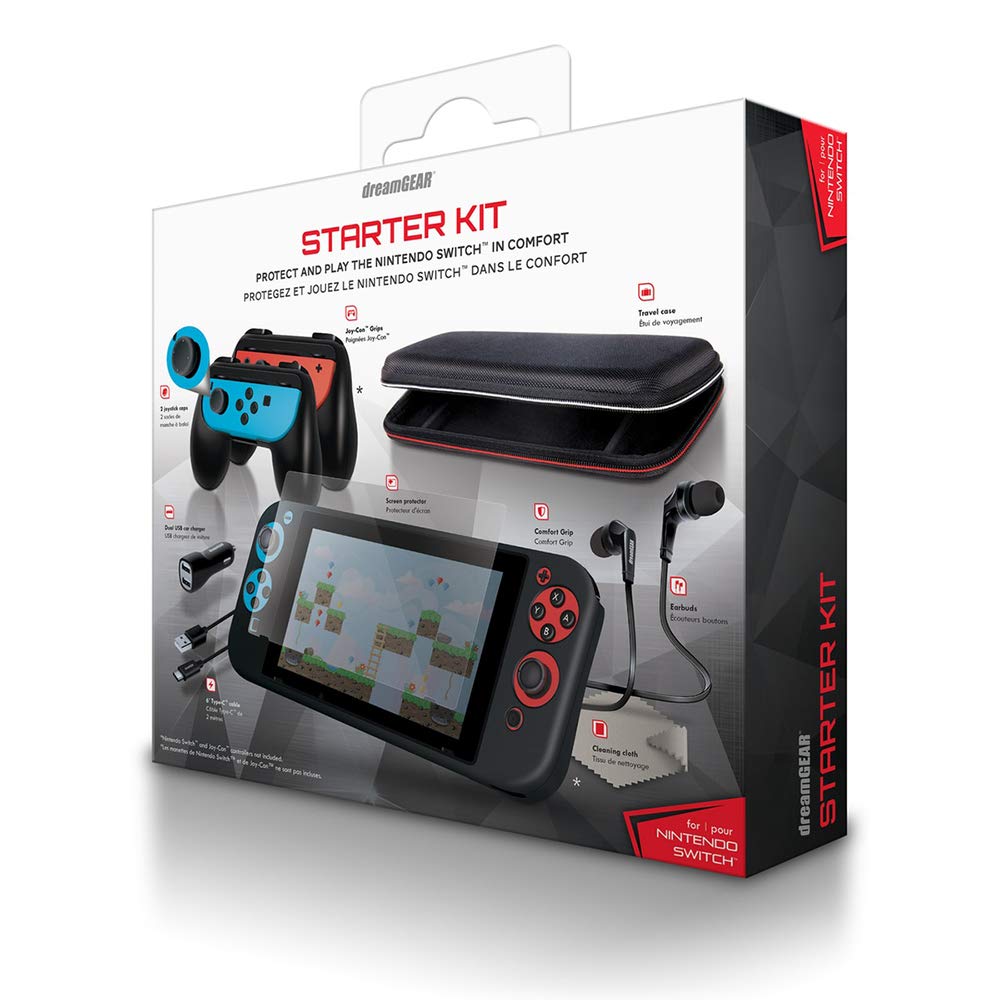 dreamGEAR Starter Kit - Compatible with Nintendo Switch