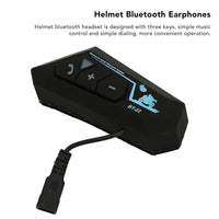 Bluetooth Headset for Helmet, BT22 Motorcycle Helmet Earphones 820 mAh Battery Automatic Response Noise Reduction Compatible with Intercom Connection Helmet Headset