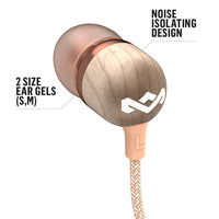 House of Marley EM-JE041-CP Wired In Ear Headphone with Mic (Copper)