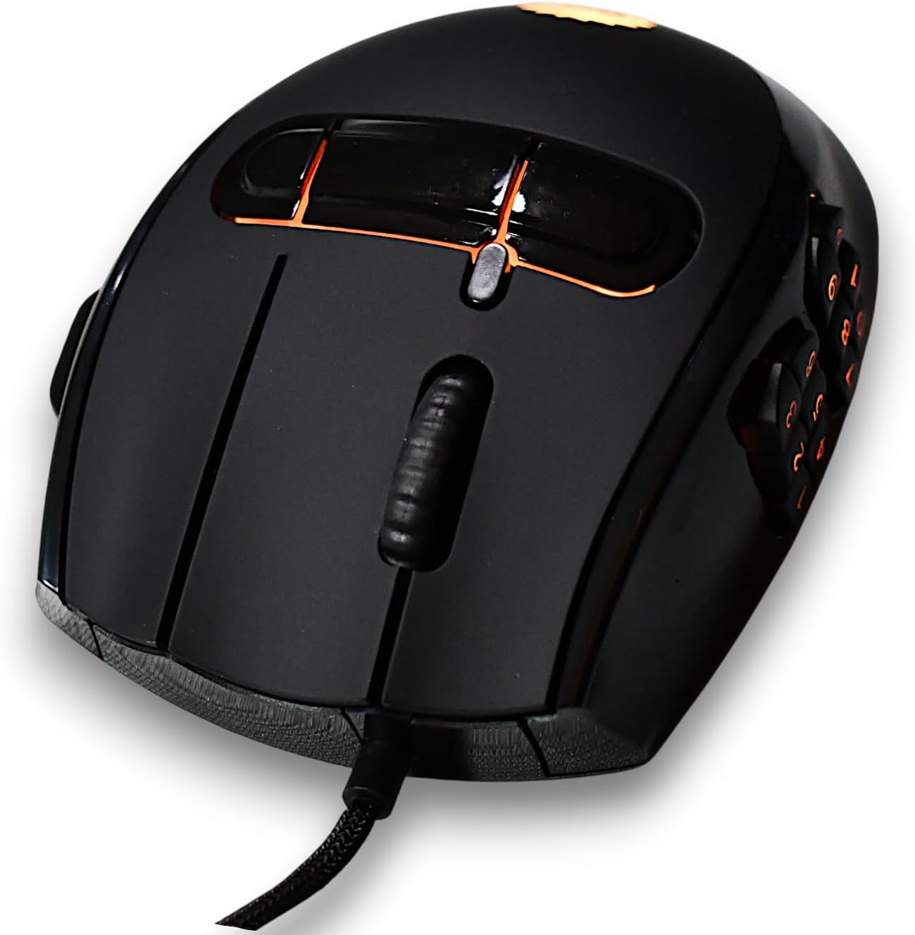 MMO Gaming Mouse with 23 Programmable Buttons and 16 – Side View
