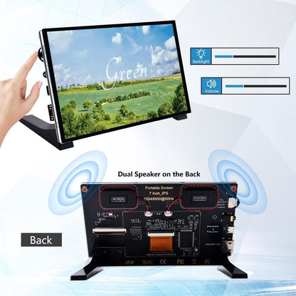 GeeekPi 7 Inch Capacitive Touchscreen for Raspberry Pi – Close-up Detail