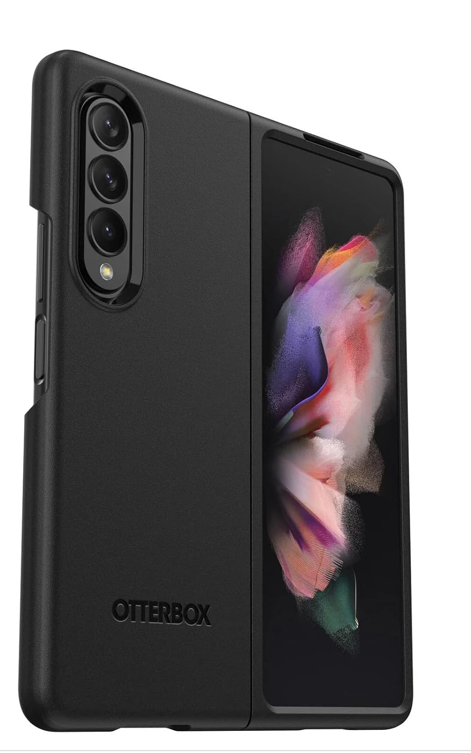 OtterBox Thin Case for Samsung Galaxy Z Fold3 5G (ONLY) Non-Retail Packaging - Black