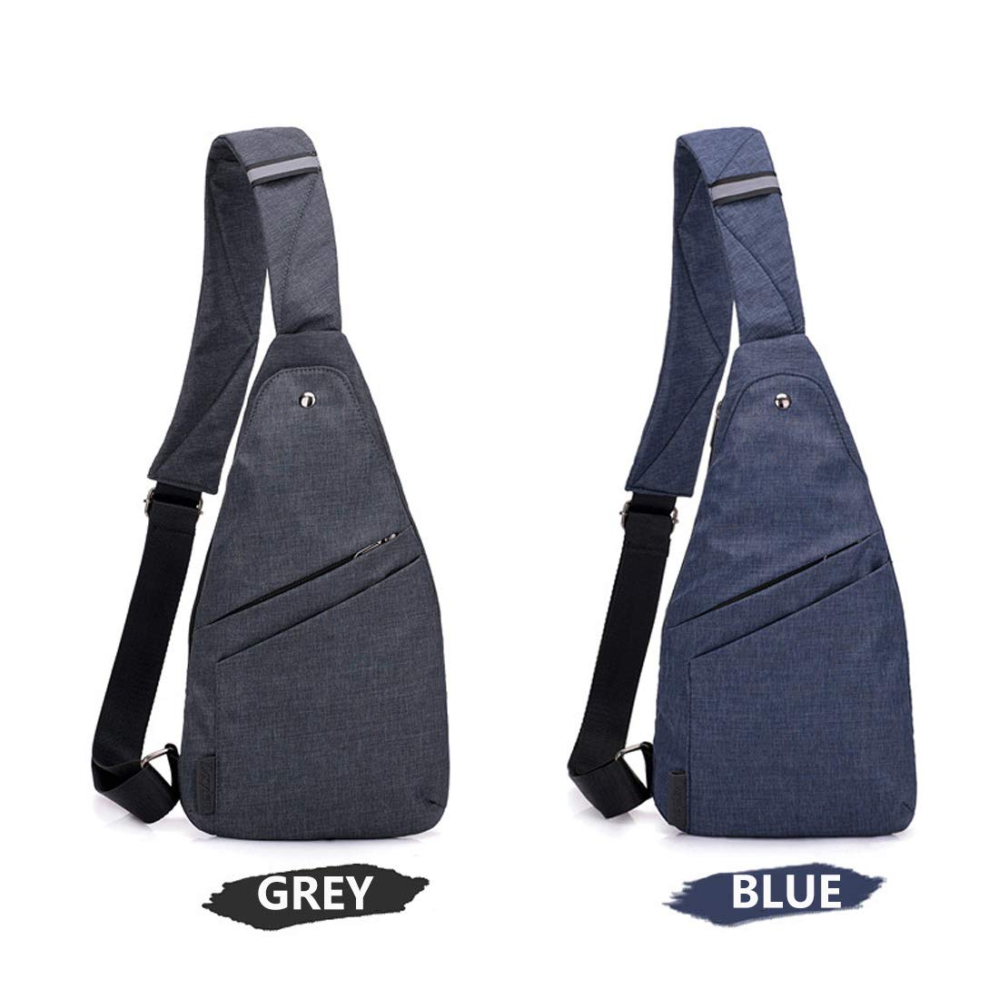 TOLOG Sling Bag Water Resistant Crossbody Personal Pocket Bag Lightweight Chest Shoulder Backpack for Travel Hiking