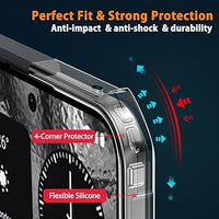 NINKI Compatible Shockproof Clear Case for Nothing Phone 2 Case with Camera Protection,Anti-Yellowing Protective Bumper Silicone PC Hybrid Translucent Back Slim Cover Nothing Phone (2) Case 2023-Black