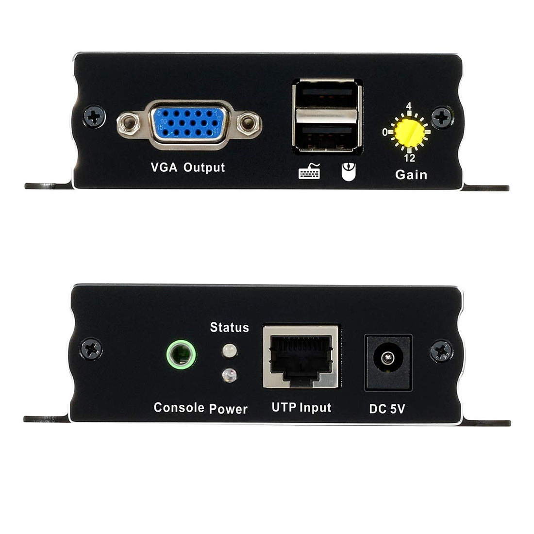 TESmart 1080P 60Hz Long Range 984ft USB VGA KVM Extender Over Cat5e Cat6 Ethernet Cable (up to 984ft/300m, Sender+Receiver)