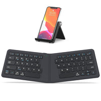 iClever Bluetooth Keyboard Ultra Compact Foldable Universal Wireless Keyboard for iPhone 7 7 plus Android IOS Smart Phones