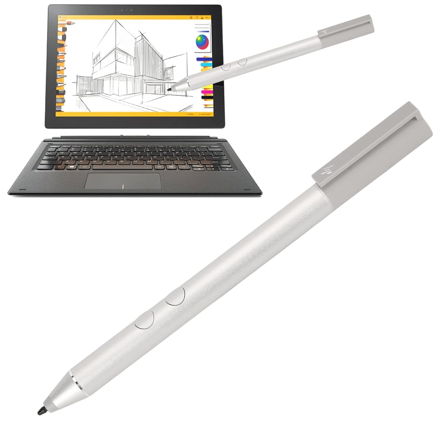 Active Pen for HP, MPP 1.51 Stylus Pen for HP Touch Screen, 4096 Levels Pressure Sensing Touch Screen Pen for HP for Envy X360 Pavilion X360 Spectre X360