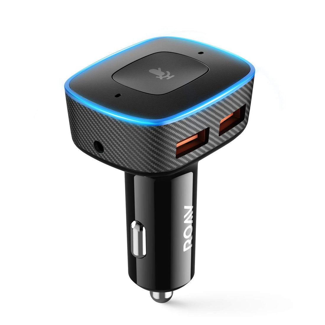[Upgraded] Roav Viva Pro, by Anker, Alexa-Enabled 2-Port USB Car Charger for Navigation, Voice Initiated Calling, and Music Streaming. for Cars with Bluetooth/CarPlay/Android Auto/Aux-in/FM Reception