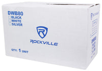 Rockville DWB80W Dual 8" White 800 Watt Marine Wakeboard Tower Speaker System