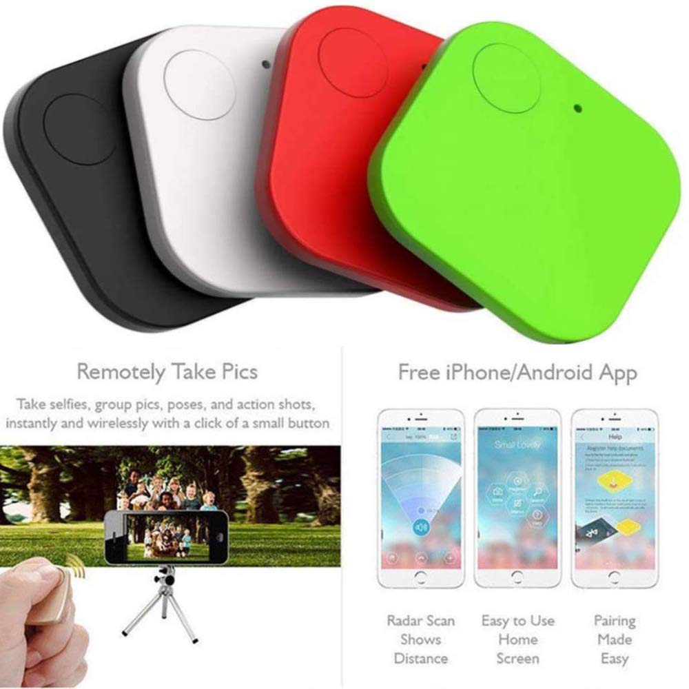 Mini Item Finder, 2023 Upgraded Portable Bluetooth 5.0 Intelligent Anti-Lost Device, No Subscription App Locator. Perfect for Tracking Kids, Pets, and Luggage（4pcs）