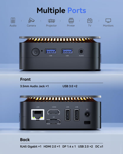KAMRUI Essenx E1 Mini PC: 16GB DDR4 RAM 512GB M.2 SSD – Packaging