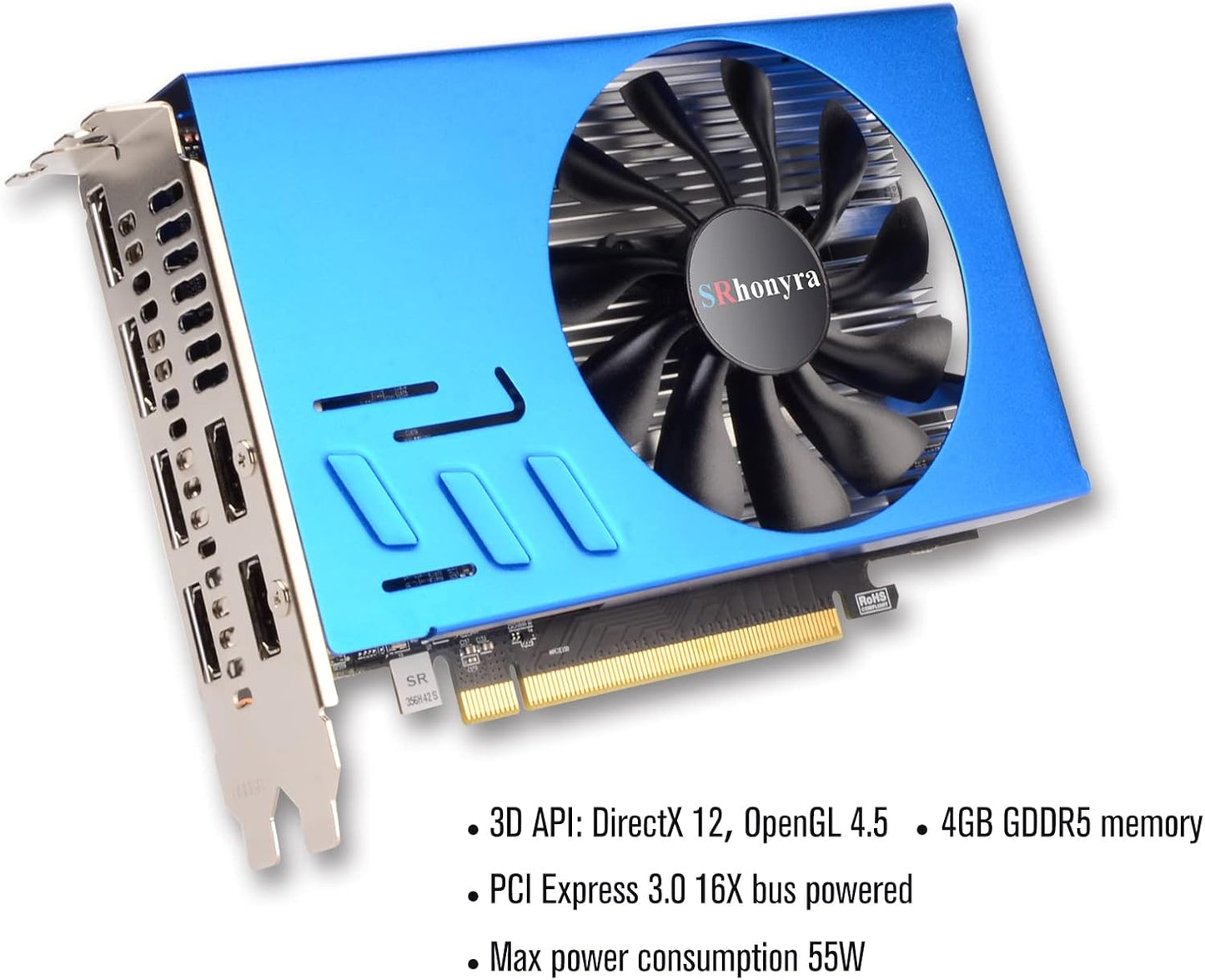 R7 350 4GB GDDR5 Graphics Card with 6 HDMI Outputs – Packaging