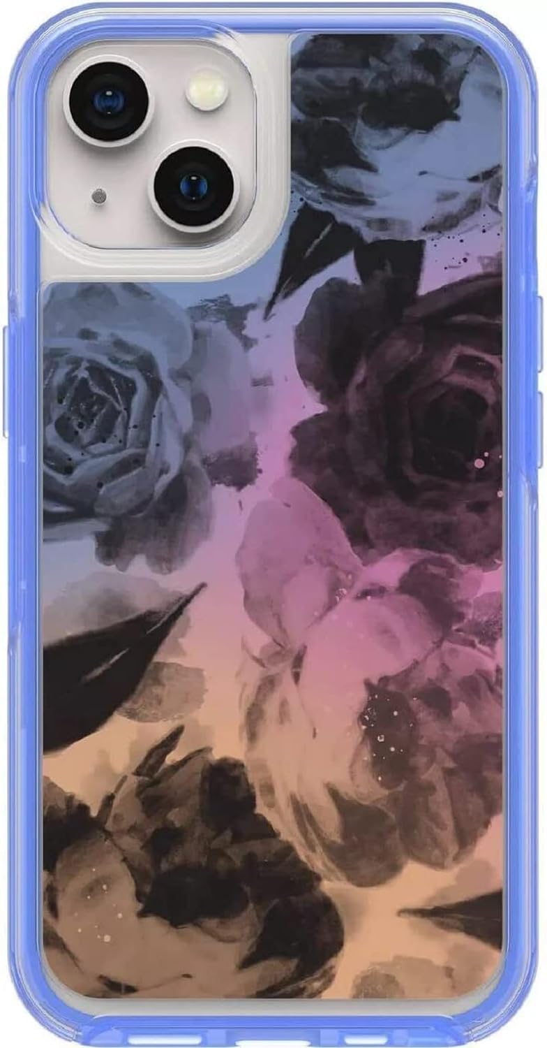OtterBox Symmetry Clear Series Case for iPhone 13 (Only) - Non Retail Packaging - Bed of Roses