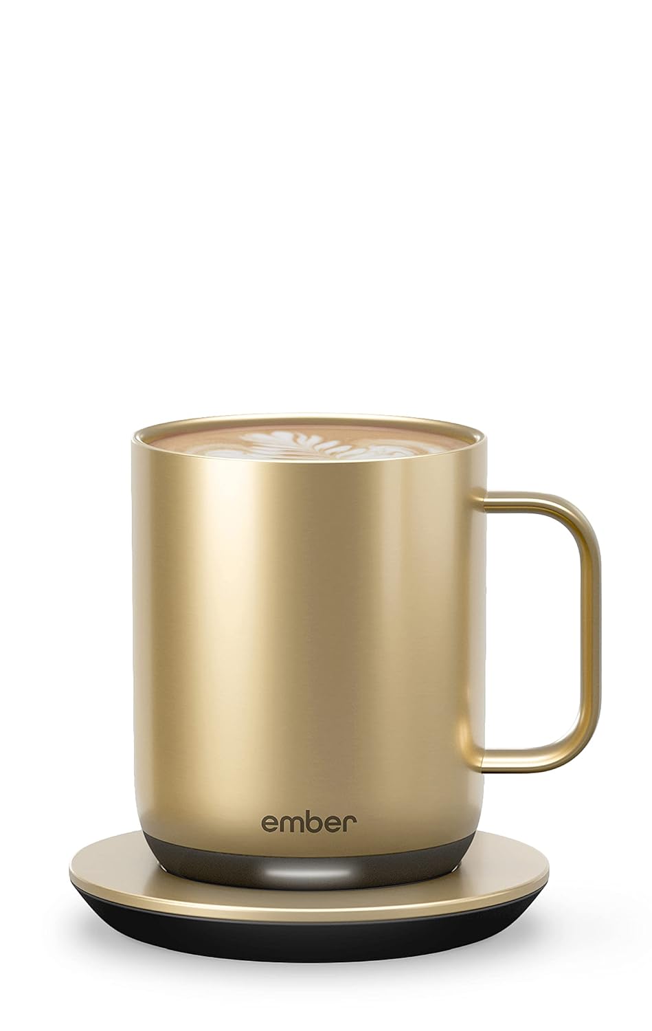 Ember Temperature Control Smart Mug 2, 10 oz, Gold, 1.5-hr Battery Life - App Controlled Heated Coffee Mug