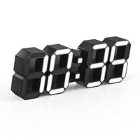 KWYDYP 4.9'' Mini LED Clock - Dual Alarm Clock with Remote, Magnetic, 12/24H, Date & Temp Display, Auto L1-L4 Brightness, Nightlight, Mini Design Digital Clock for Kids, Bedrooms, Offices - Black