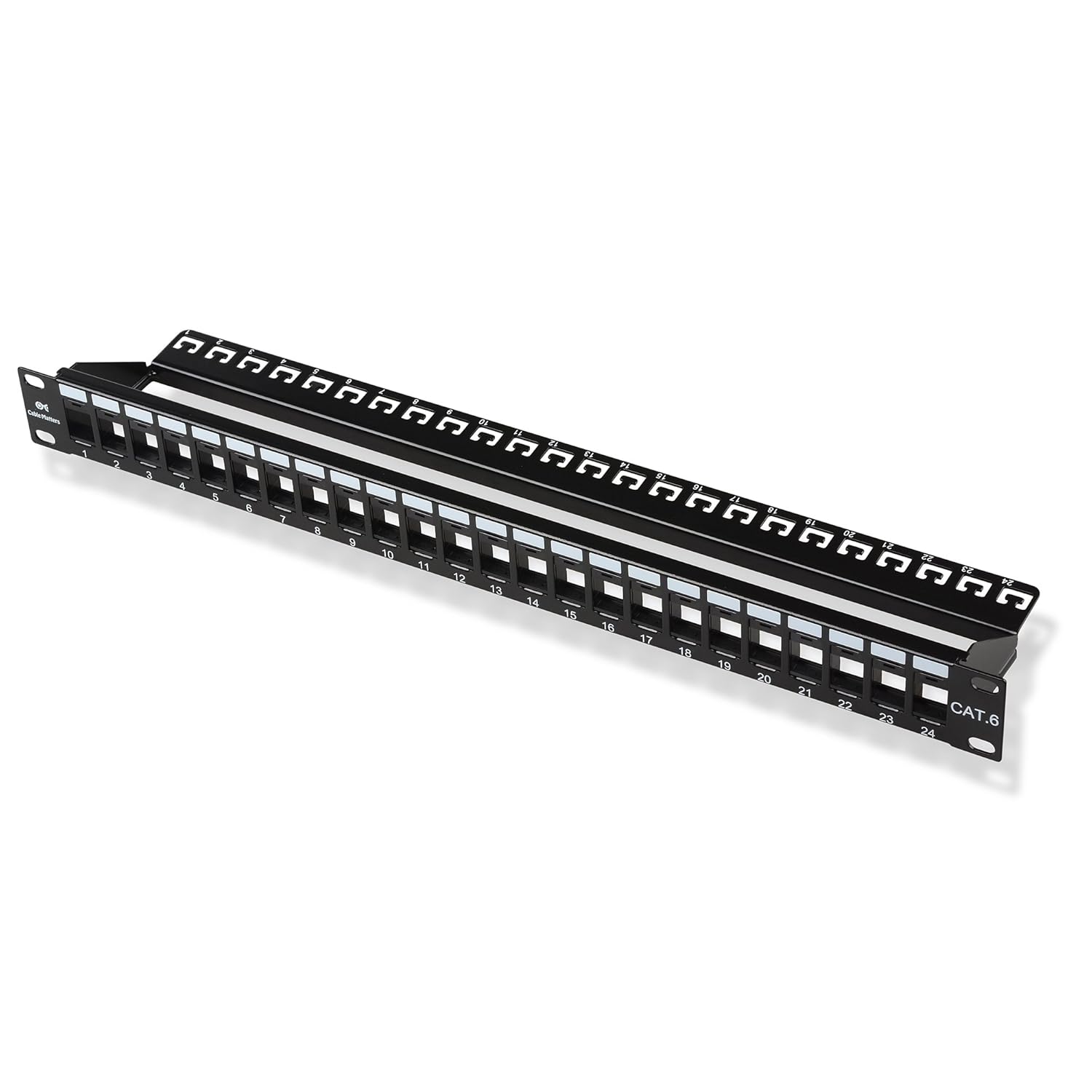 Cable Matters RJ45 110-Type 48-Port Cat6 Patch Panel 24-Port Blank AD