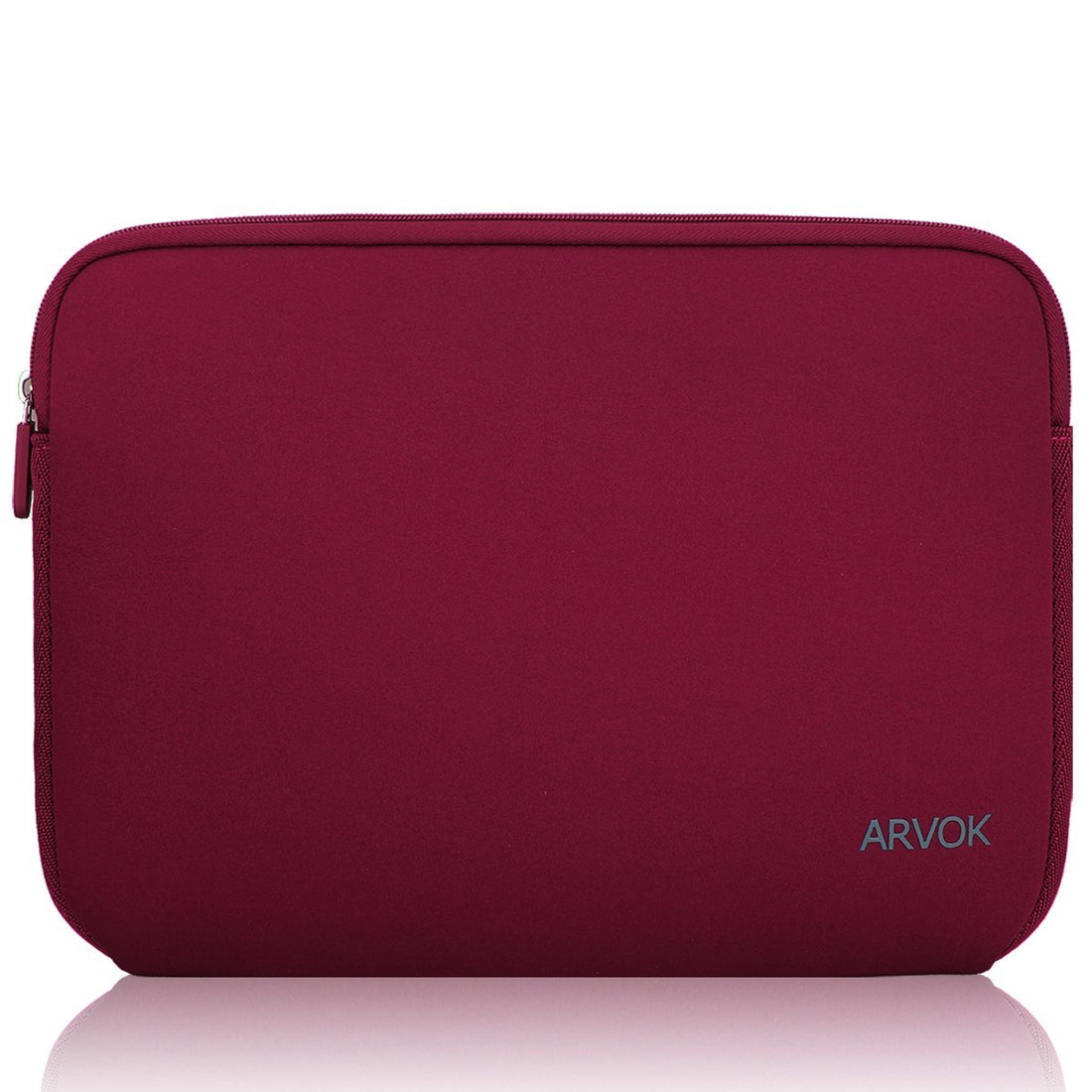 Arvok 17 17.3 Inch Water-resistant Neoprene Laptop Sleeve/Notebook Computer Pocket Case/Tablet Briefcase Carrying Bag/Pouch Skin Cover For Acer/Asus/Dell/Fujitsu/Lenovo/HP/Samsung/Sony(Wine Red)