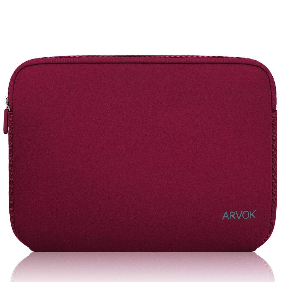 Arvok 17 17.3 Inch Water-resistant Neoprene Laptop Sleeve/Notebook Computer Pocket Case/Tablet Briefcase Carrying Bag/Pouch Skin Cover For Acer/Asus/Dell/Fujitsu/Lenovo/HP/Samsung/Sony(Wine Red)