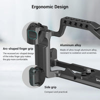 SmallRig Cage for Canon EOS M50 and M5 with Integrated Grip and Quick Release NATO Rail 2168,Black