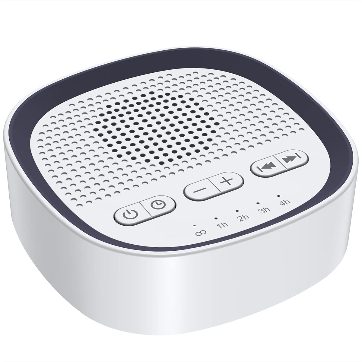 Sleepbox Sleep White Noise Sound Machines with 30 Soothing Sounds 3.5 mm Headphone Jack 5 Timer Settings and 32 Precise Volume Compact Design Ideal Gift for Home Office Travel