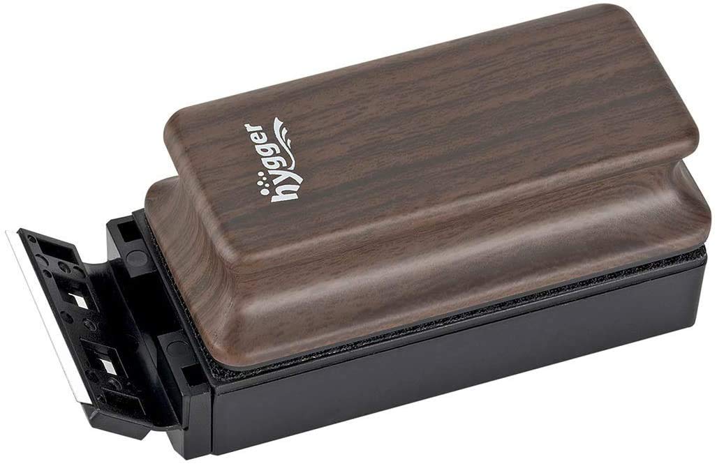 Hygger Aquarium Strong Magnetic Cleaner Algae Magnet Cleaning Tool with Scraper Floating Brush for Glass Fish Tank 1/5" - 3/8" Thickness