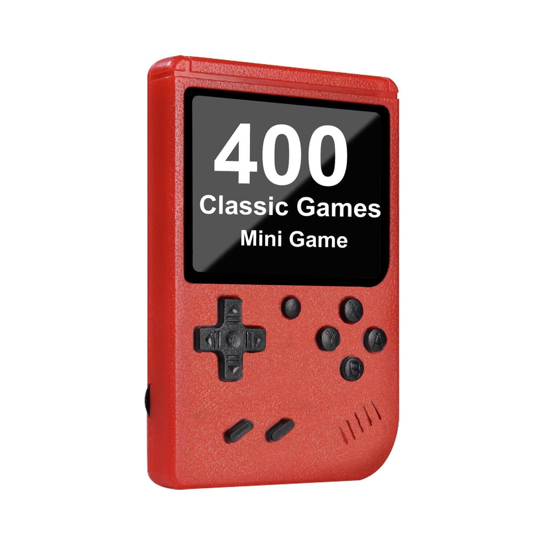 Handheld Game Console with 400 in 1 Classical FC Games Console 3.0-Inch Colour Screen,Gift Christmas Birthday Presents for Kids, Adults (Red)