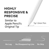 SWITCHEASY Stylus Pen for iPad - EasyPencil Pro 3 iPad Drawing Pen with Palm Rejection, Compatible with 2018-2021 iPad Pro, iPad 6/7/8/9, iPad Mini 5/6, iPad Air 3rd/4th Gen for Writing & Drawing