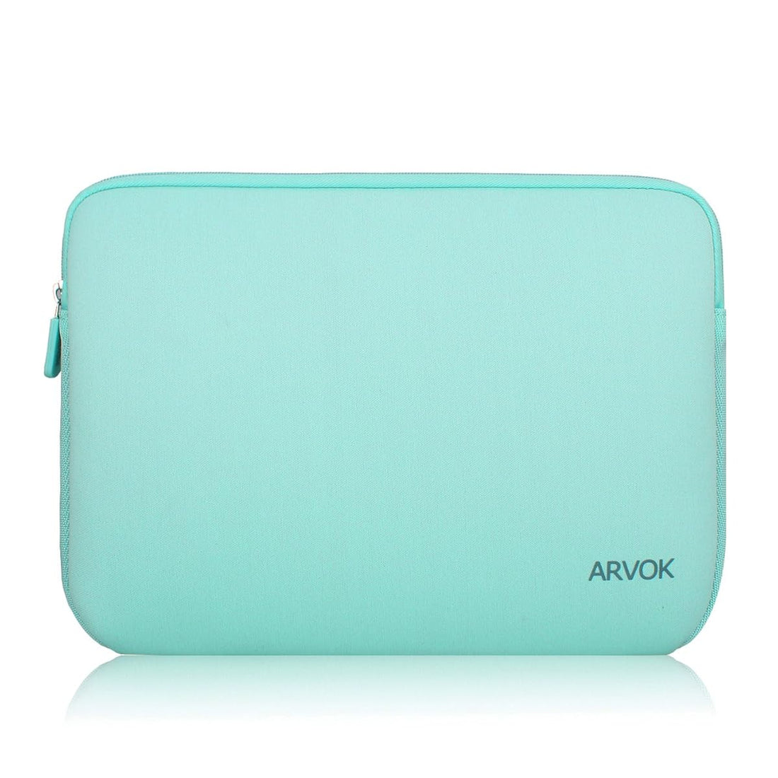 Arvok 15 15.6 Inch Water-resistant Neoprene Laptop Sleeve/Notebook Computer Pocket Case/Tablet Briefcase Carrying Bag/Pouch Skin Cover For Acer/Asus/Dell/Lenovo/HP/Samsung/Sony/Toshiba(Light Green)