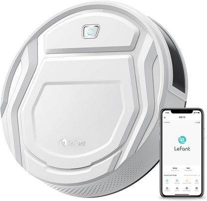 Lefant Robot Vacuum: M210 Strong Suction 120-Minute Runtime – Front View