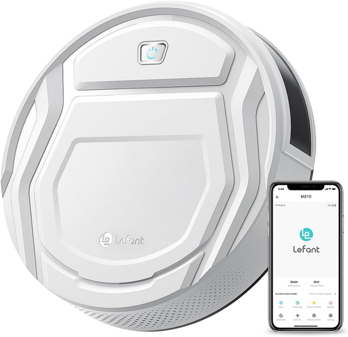 Lefant Robot Vacuum: M210 Strong Suction 120-Minute Runtime – Front View