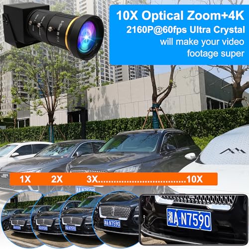 ELP 4K 60fps USB3.0 Webcam: ELP-USB4KCAM30H-CFV 5-50mm Lens – In Use