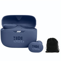 JBL Tune 130NC TWS True Wireless in-Ear Noise Cancelling Headphones - Blue - Bulk Packaging - Includes Pouch