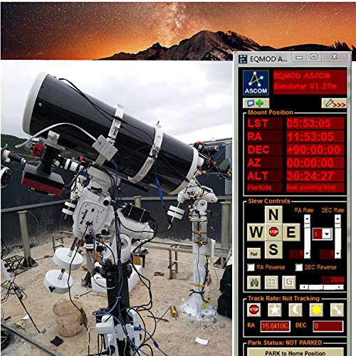 Mount Telescopes: Skywatcher Equatorial Mount Control Cable – Side View