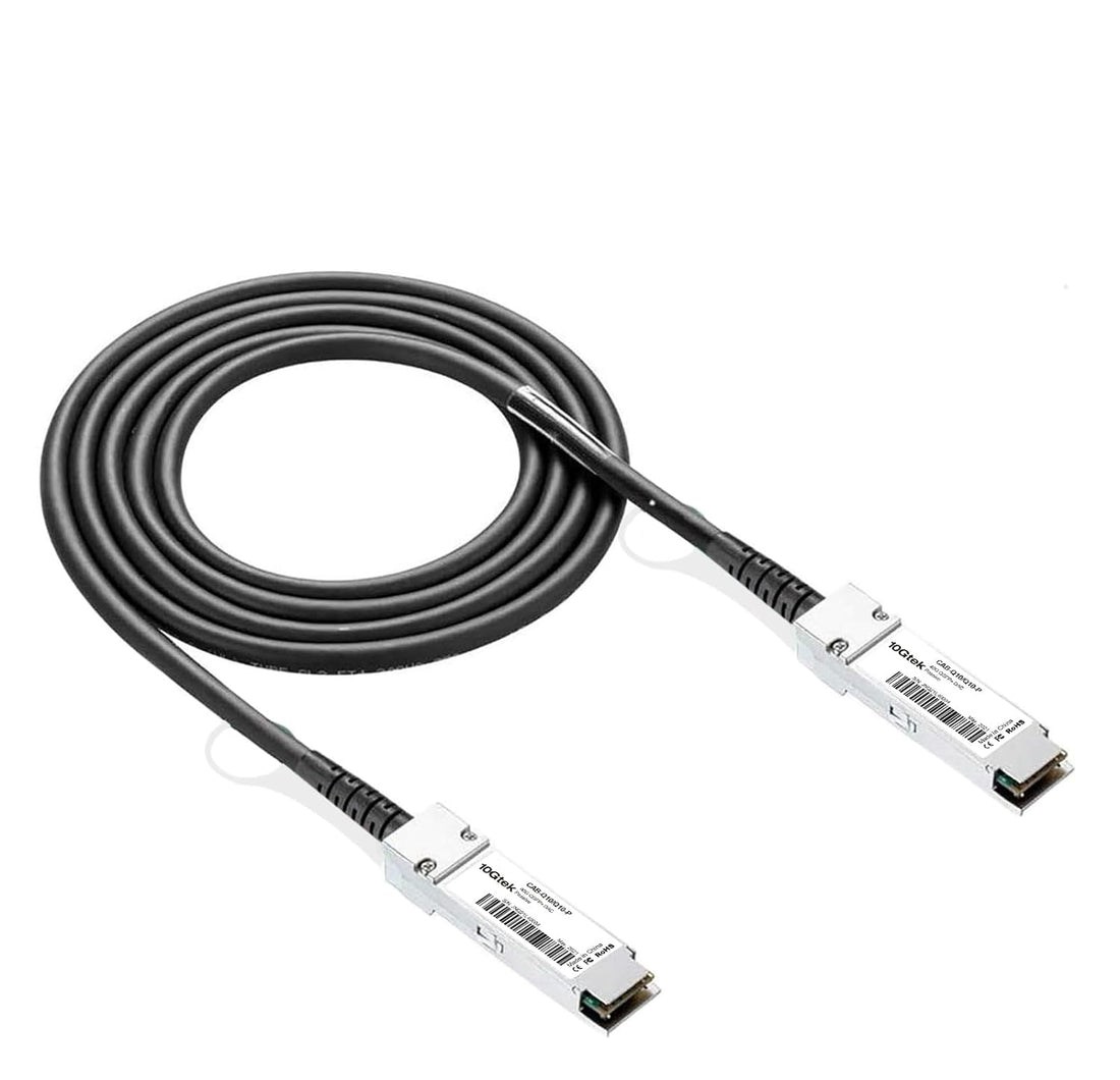 40G QSFP+ DAC Cable - 40GBASE-CR4 Passive Direct Attach Copper Twinax QSFP Cable for Cisco QSFP-H40G-CU75CM, Meraki MA-CBL-40G-75CM, Mikrotik, Open Switch Devices, 0.75-meter(2.46ft)