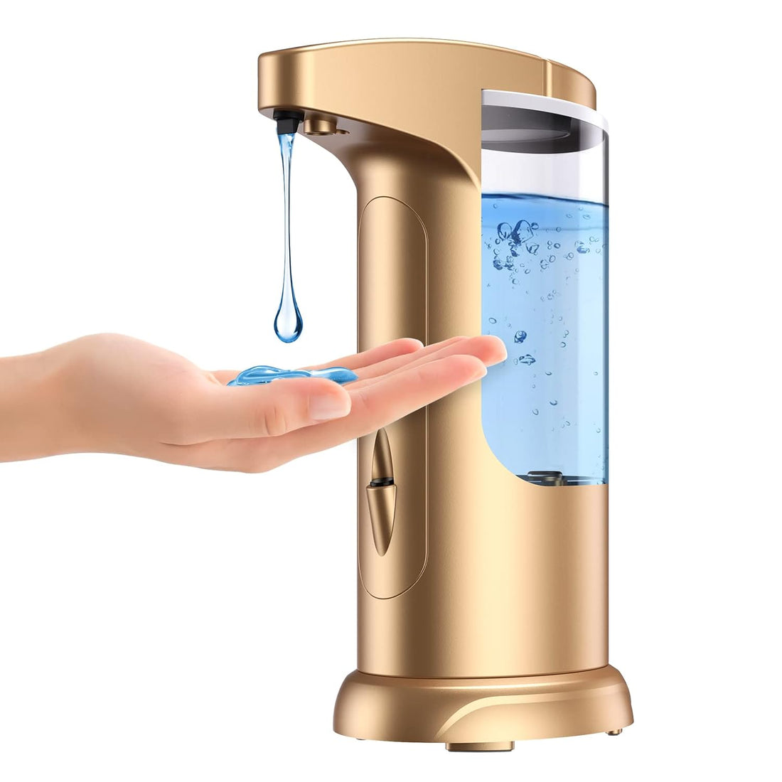 Ankilo 370ml Touch-Free Battery Operated Electric Automatic Liquid Soap Dispenser - Adjustable Soap Dispensing Volume - Premium Soap Dispenser for Kitchen Bathroom Toilet