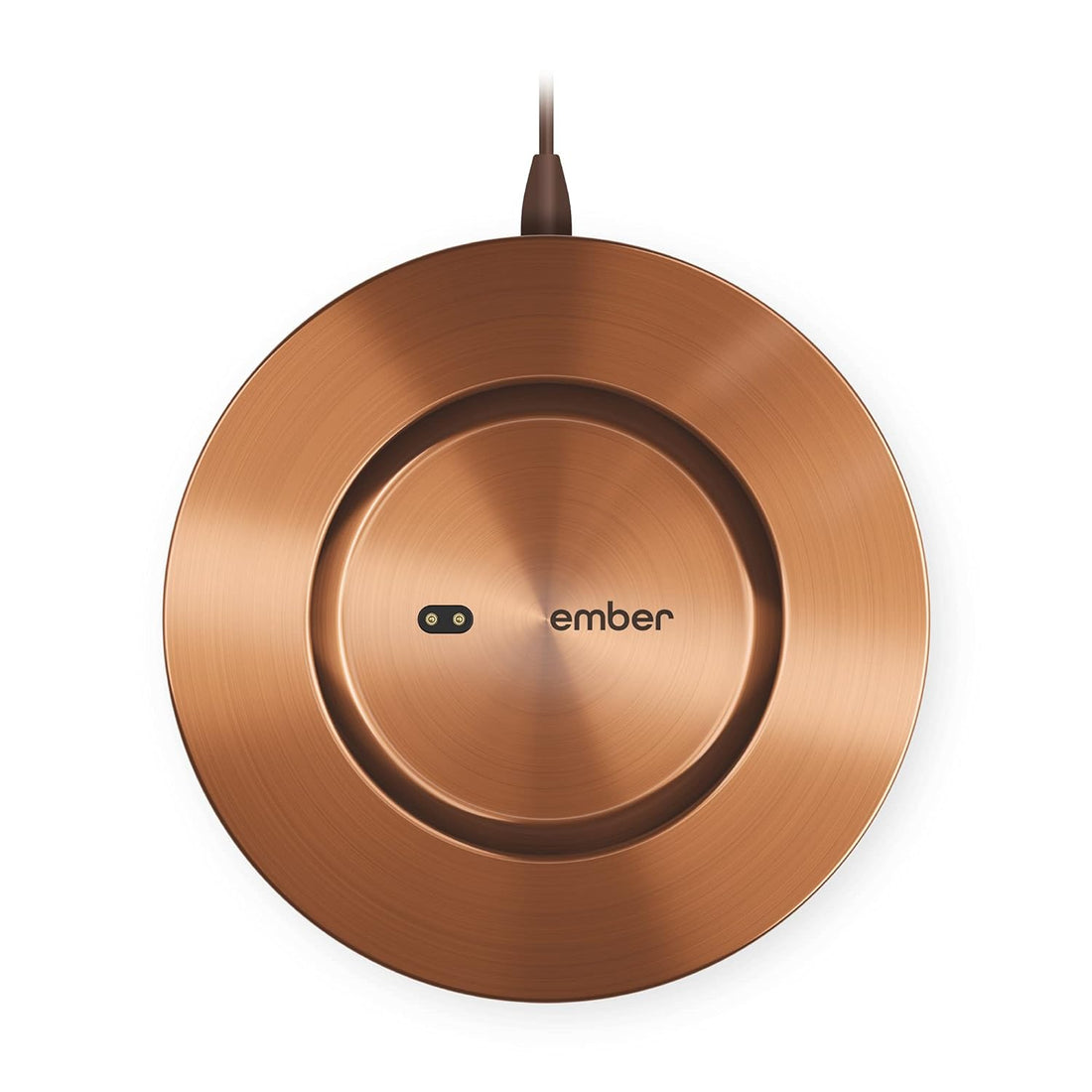 Ember Temperature Control Smart Mug 2 Charging Coaster, Black - New and Improved Design (Copper)