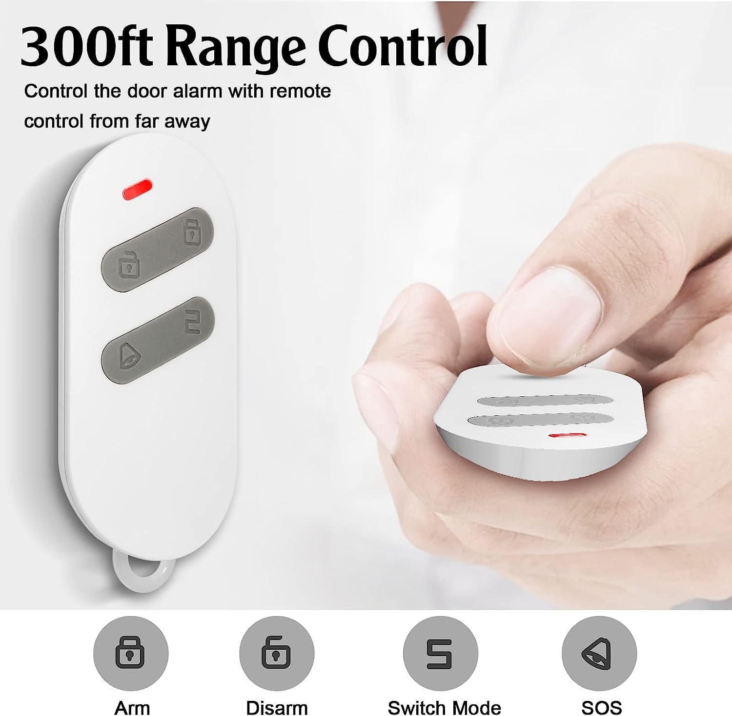 Door Alarm 120dB Door and Window Alarm Sensor 3 Modes Contact Sensor Alarm for Home and Property Security