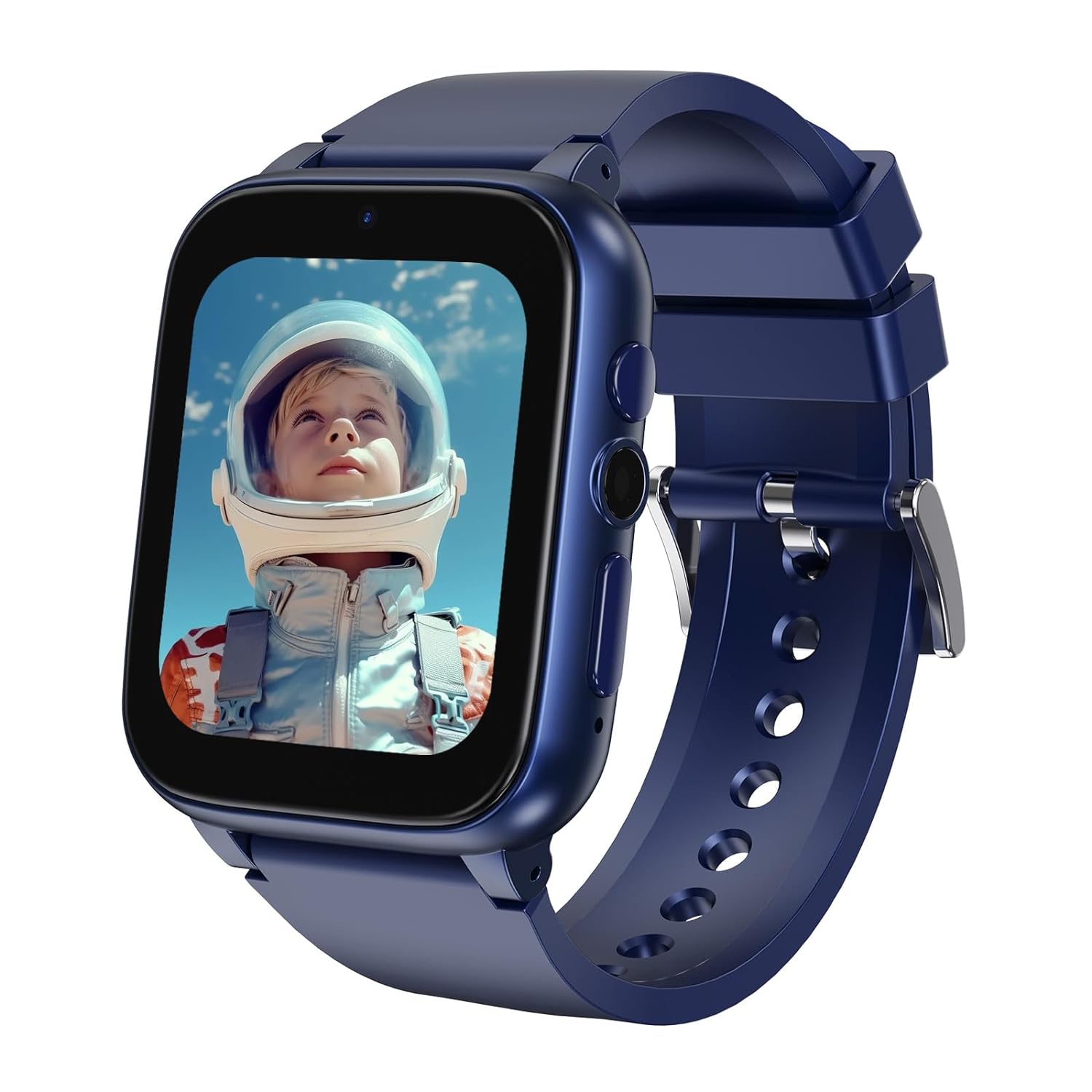 iCHOMKE Smart Watch for Kids, Girls Boys Smartwatch with 26 Games Camera Video Recorder and Player, Pedometer Calendar Flashlight, Audio Book etc., Gifts for 4-12 Years Children (Blue)