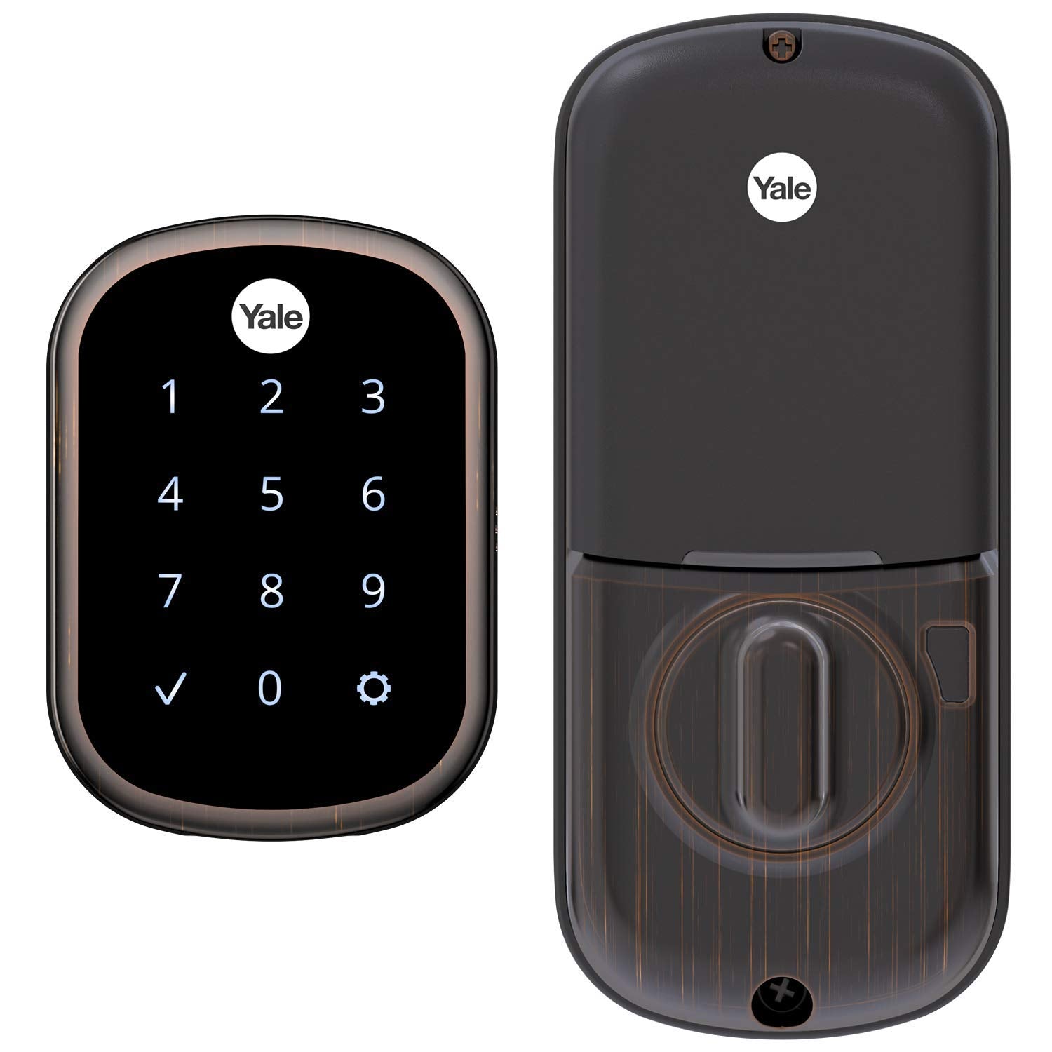 Yale Assure Lock SL - Key-Free Touchscreen Door Lock in Bronze