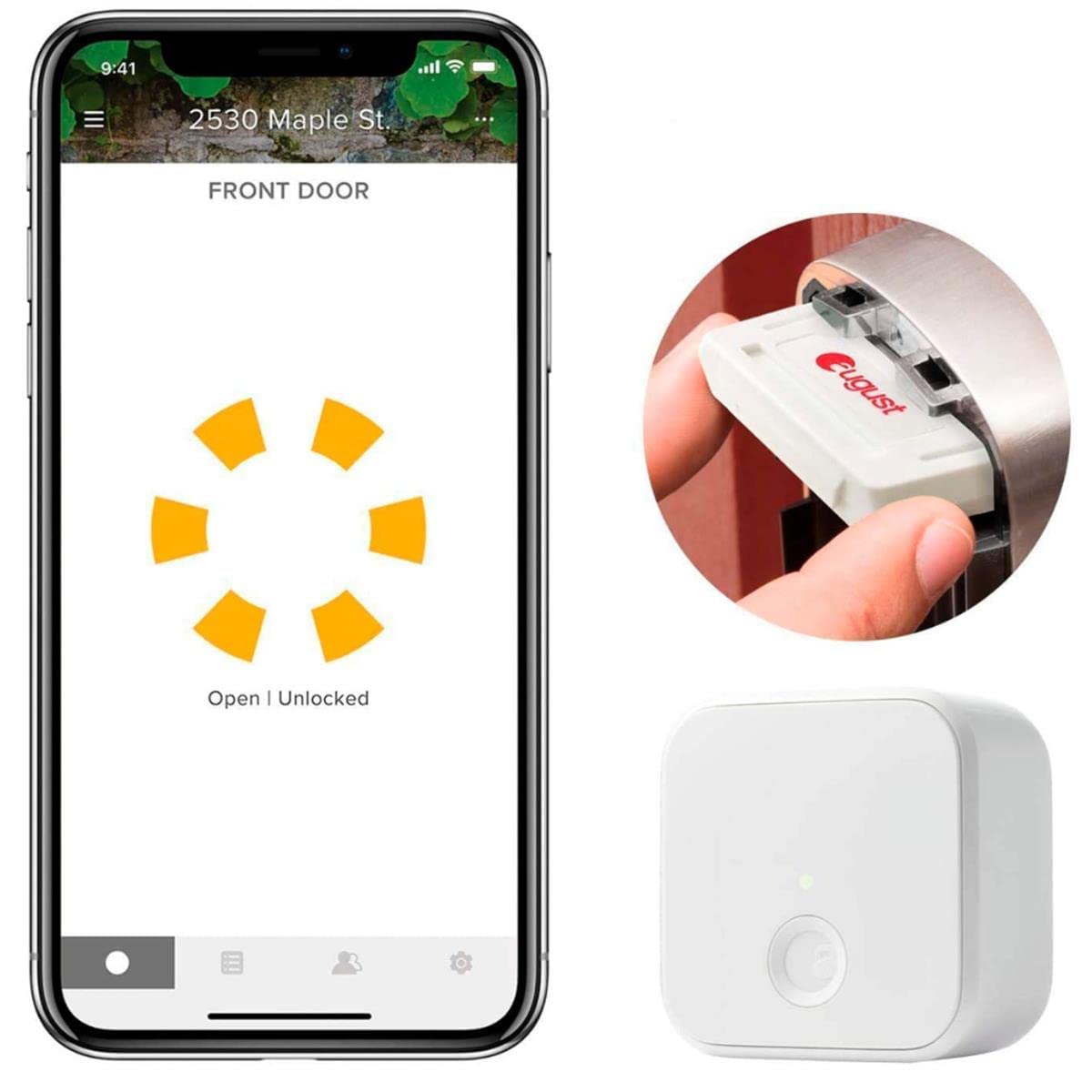 Yale Security AYR202-CBA-KIT Connected by August Upgrade Kit for Assure Locks-Compatible with Alexa, Google Assistant and HomeKit (Siri), White
