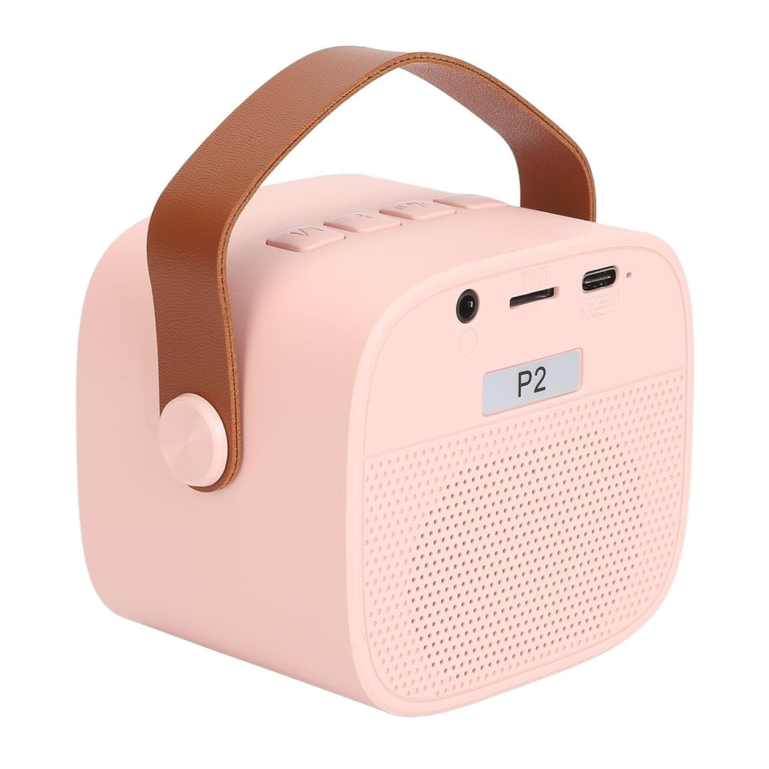 VINGVO Portable Speaker, Mini Multifunctional Transparent Karaoke Machine for Kids at Home