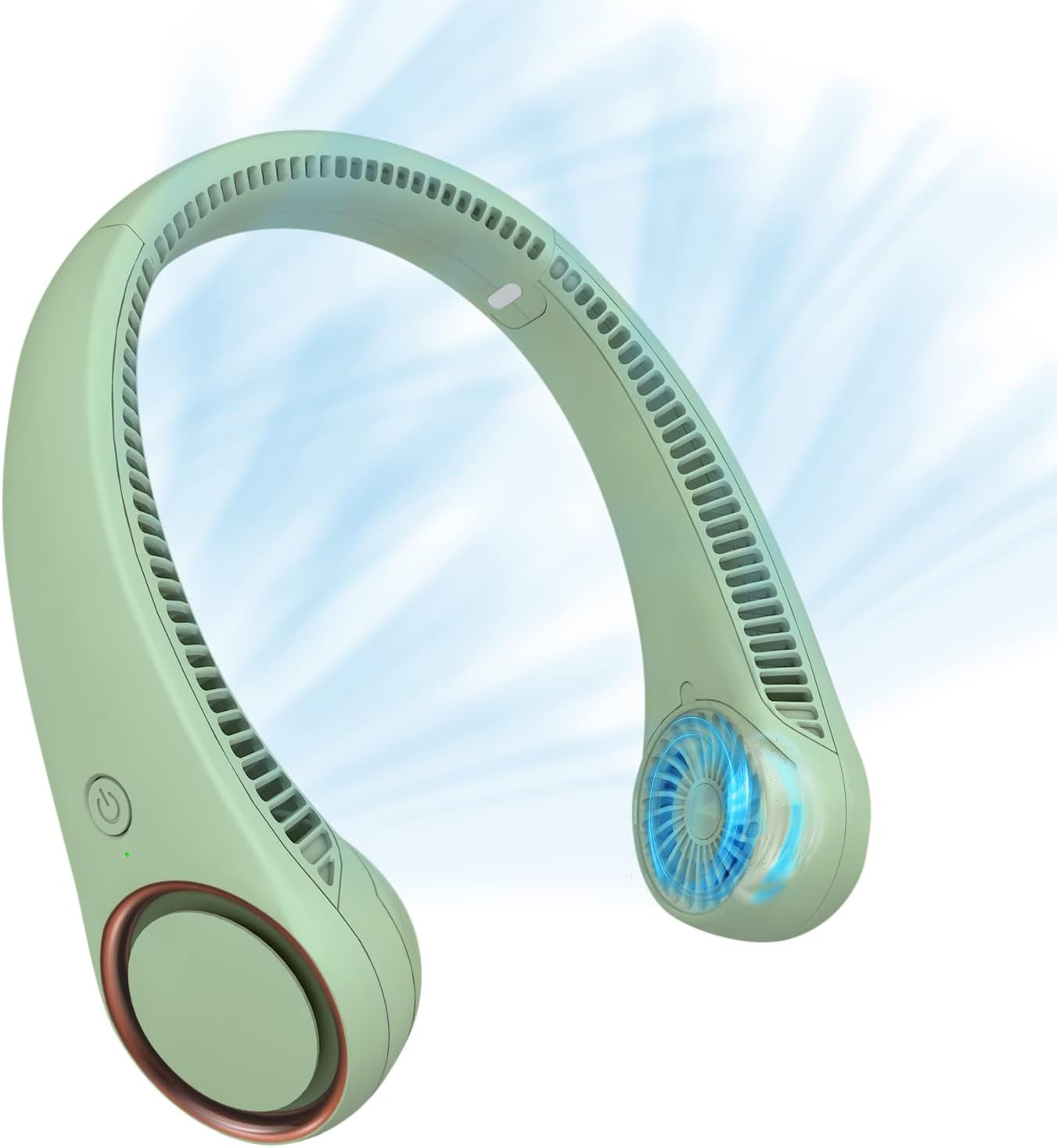 CIVPOWER Neck Fan: Portable Personal Neck Cooling – Front View