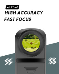 Laser Rangefinder with 800 Yards for Golf & Hunting Range Finder, Flag-Lock with Vibration Alert, Distance/Speed/Slope/Non-Slope Mode Measurement, Upgraded Battery Cover (Tournament Legal)