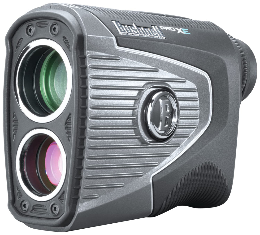 Bushnell Pro XE Golf Laser Rangefinder, Black/Silver, Large