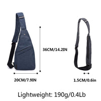 TOLOG Sling Bag Water Resistant Crossbody Personal Pocket Bag Lightweight Chest Shoulder Backpack for Travel Hiking