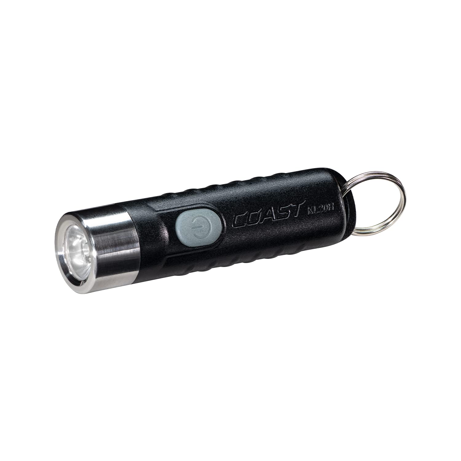Coast KL20R 165 Lumen EDC Rechargeable Lightweight LED Keychain Flashlight, Black