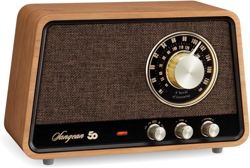 Sangean Bluetooth: Sangean WR-55 AM FM Bluetooth Aux – Packaging