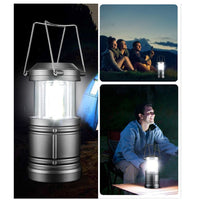 2 Pack Collapsible Camping Lantern with Magnetic Base Ultra Bright COB LED Lanterns for Hurricanes,Camping Hiking Power Outage